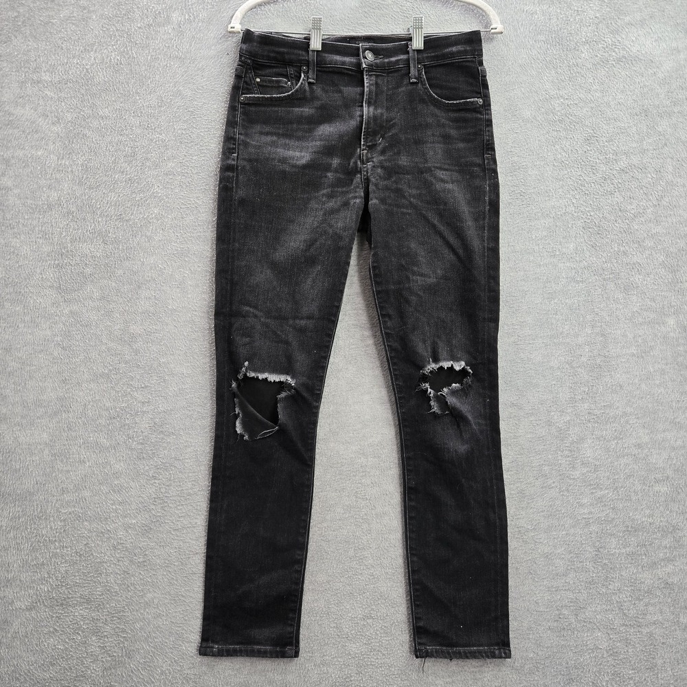 Citizens Of Humanity‎ Women Pants 27 Black Rocket Ripped High Rise Skinny